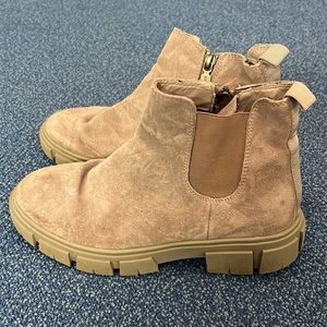 Suede ankle boots